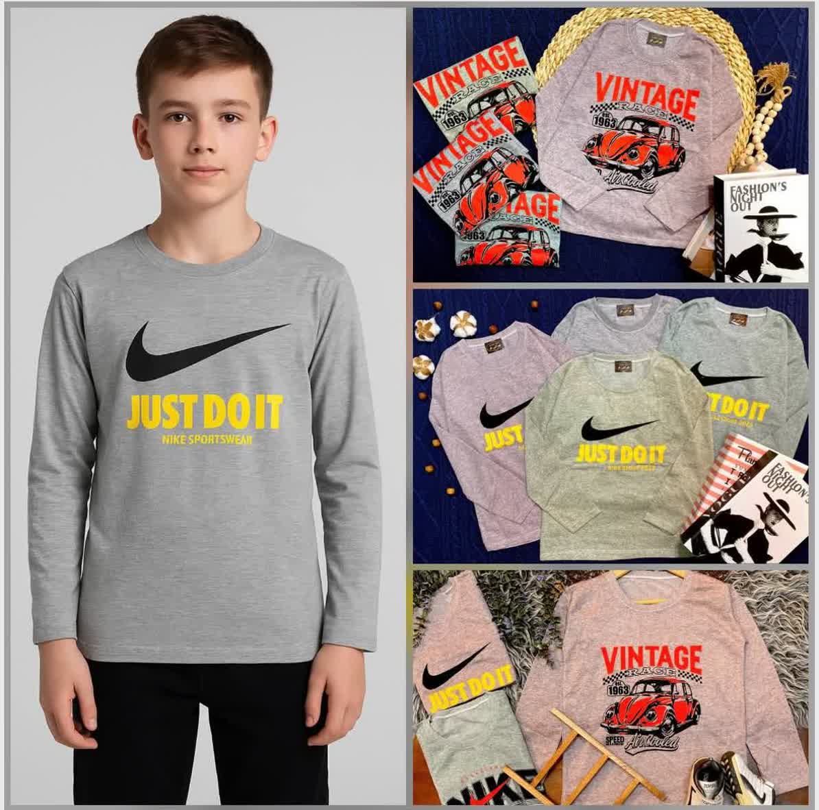 بلوز تک آستین بلند پیش چاپ